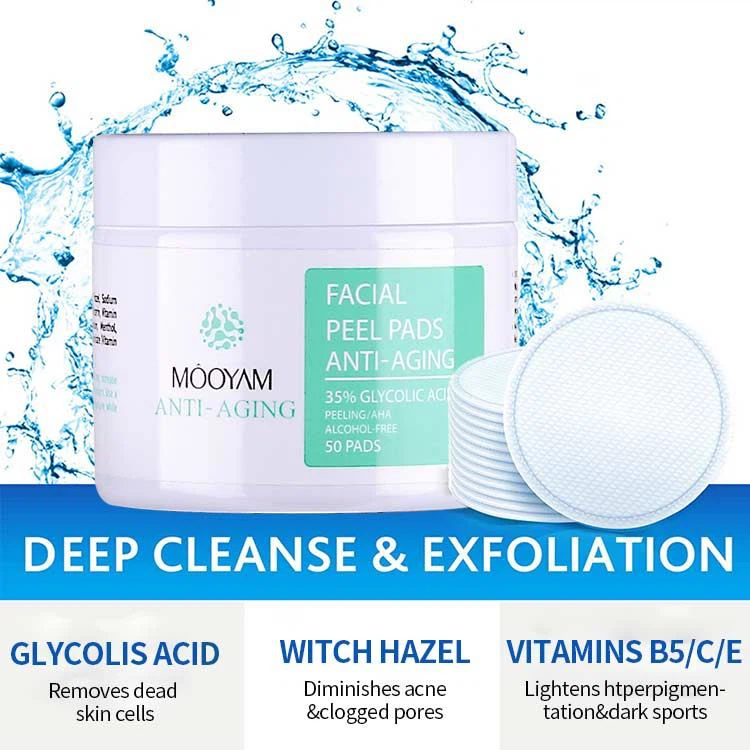 private label glycolic acid pads