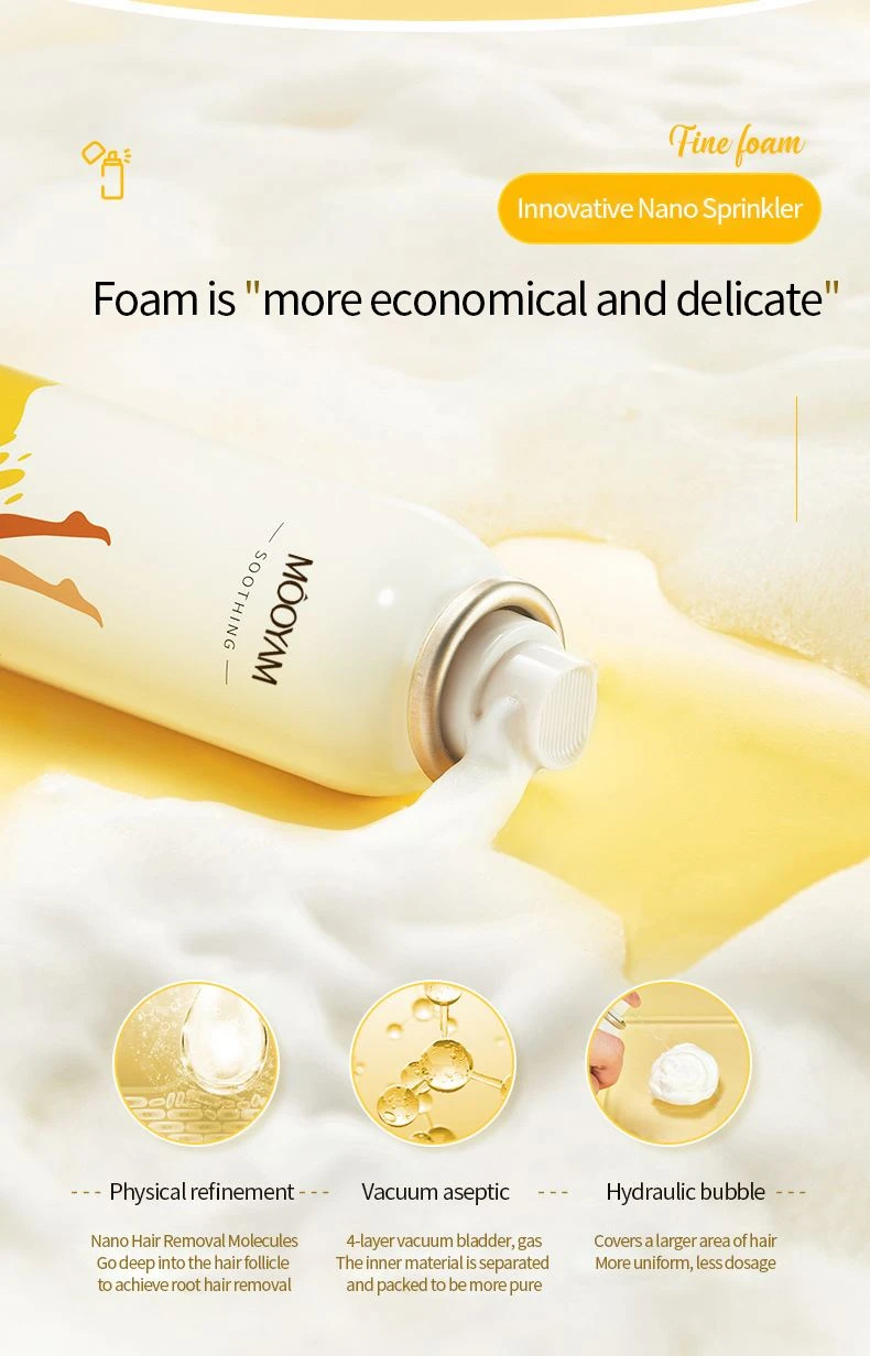 foam hair removal spray