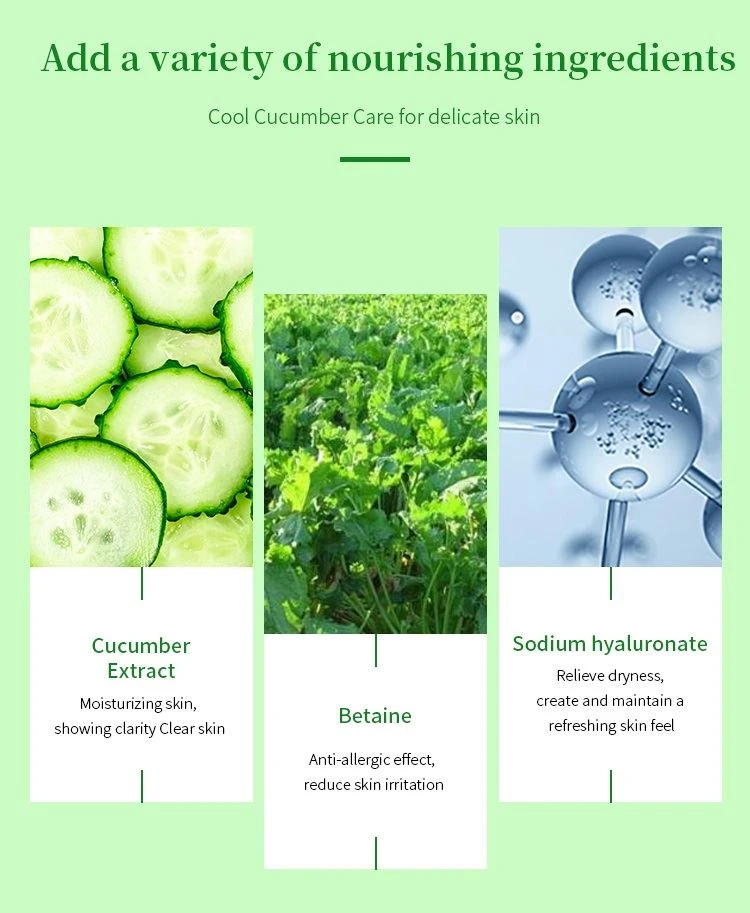 lightening cucumber face sheet mask
