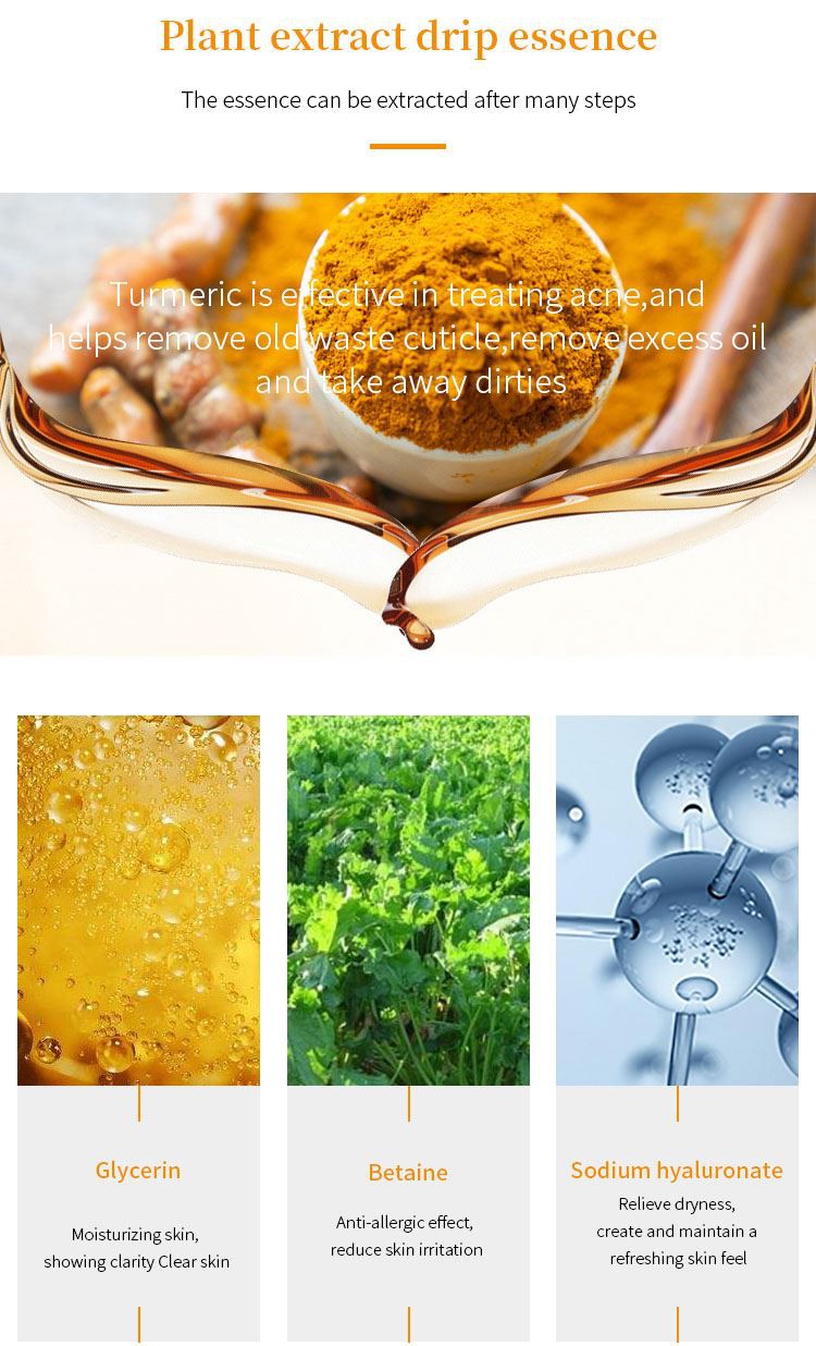 regulating beauty turmeric facial mask