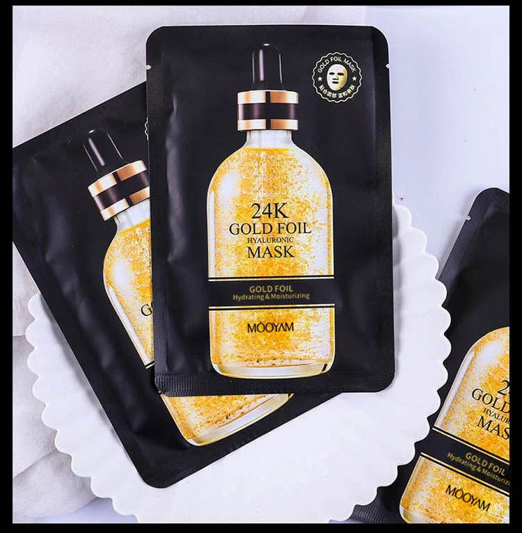 24k gold anti aging facial mask