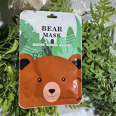 bear brightening face sheet mask bear brightening face sheet mask
