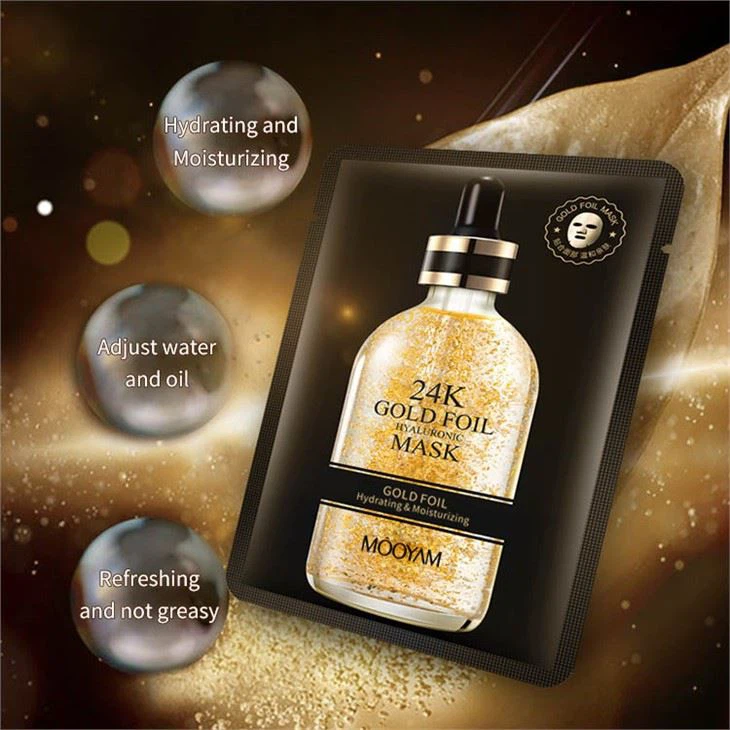 Hydrating 24k gold facial mask