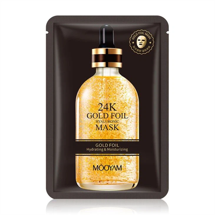 organic 24k gold facial mask