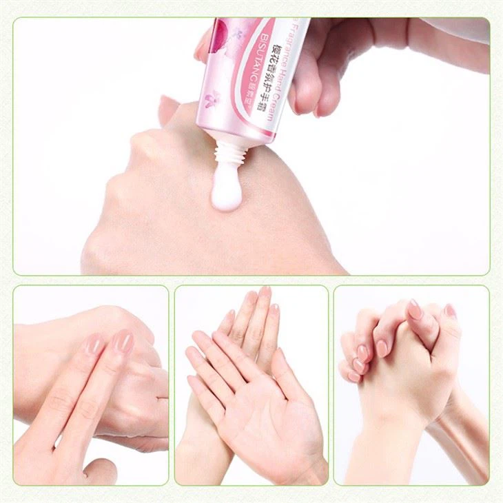 softening hand cream with peach extract