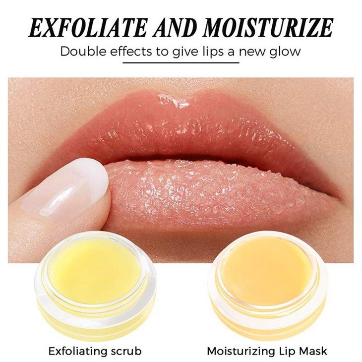 lip sugar scrub and balm
