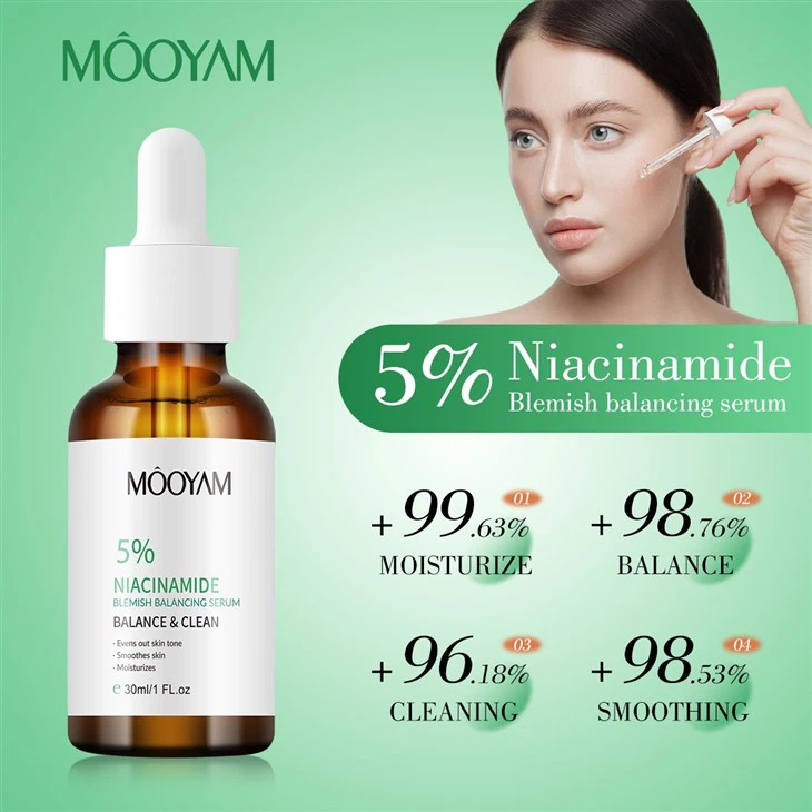 MOOYAM 5% Niacinamide Blemish Balancing Serum – Even Tone, Smooth Texture, Deep Hydration