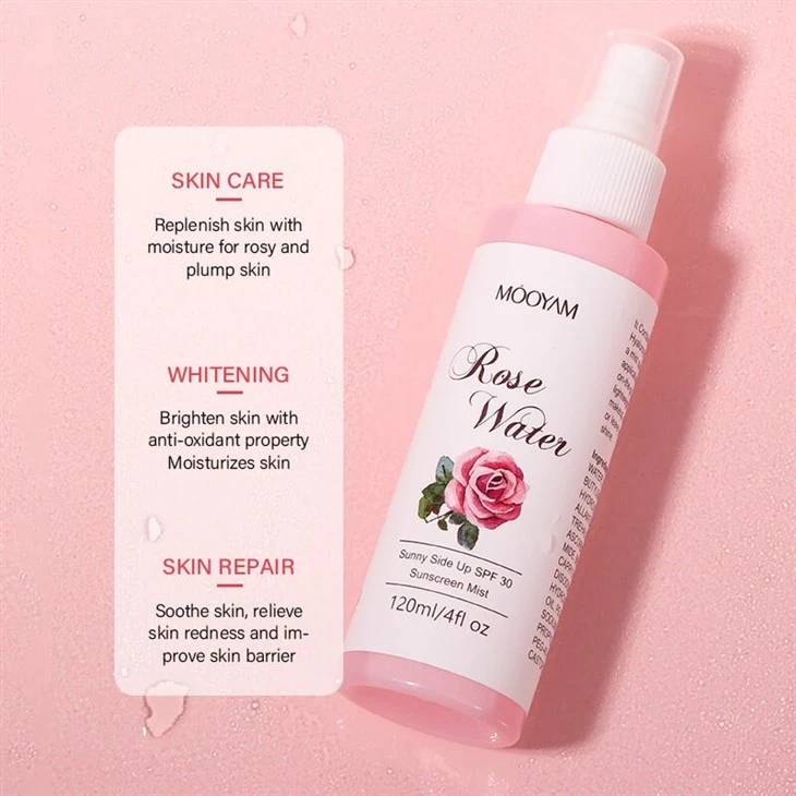 MOOYAM Rapid Hydration And Long-lasting Moisturizing 120ml Rose Water factory