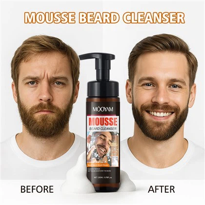 Cleansing Your Beard MOOYAM Mousse