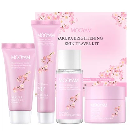 MOOYAM Sakura Brightening Skin Travel Kit